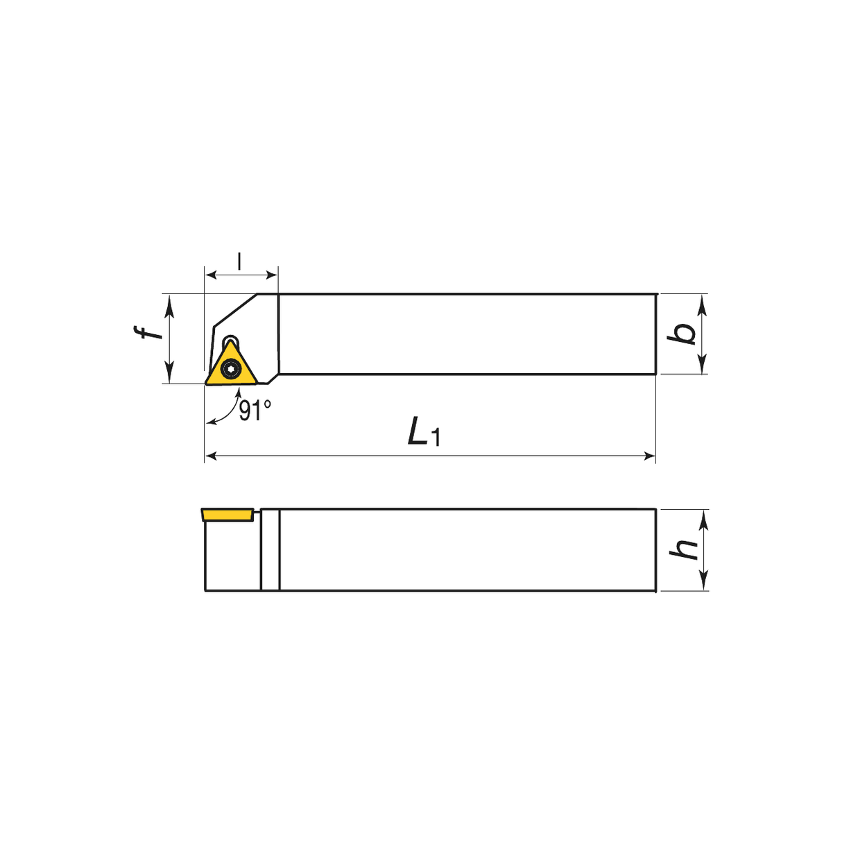 Suport filetare exterioara pentru Placute pozitive KERFOLG TURN forma T - STGCR/L - sefira.ro