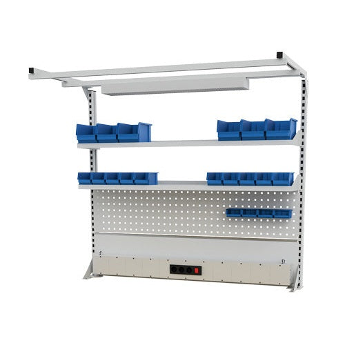 Perete Multi 1500x1250mm, cu lampa de lucru 28.9W si suport superior, BEDRUNKA - sefira.ro