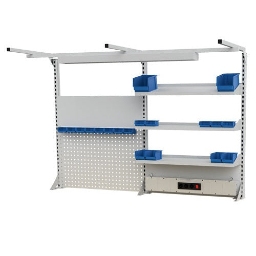 Perete Multi 2000x1250mm, cu lampa de lucru 37.8W si suport superior, BEDRUNKA - sefira.ro