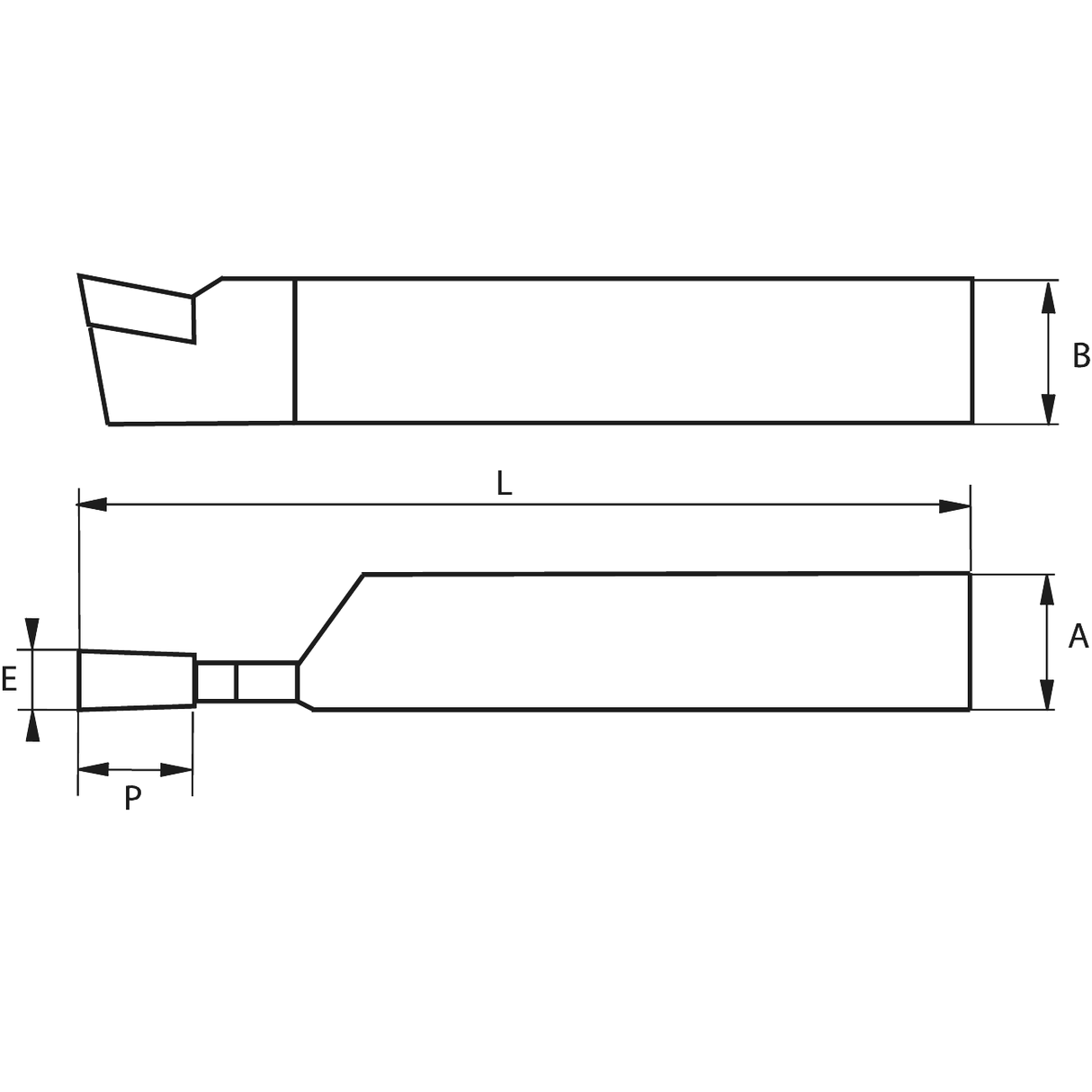 Unelte brazate pentru canelare externa KERFOLG BRAZER ISO 7 - sefira.ro