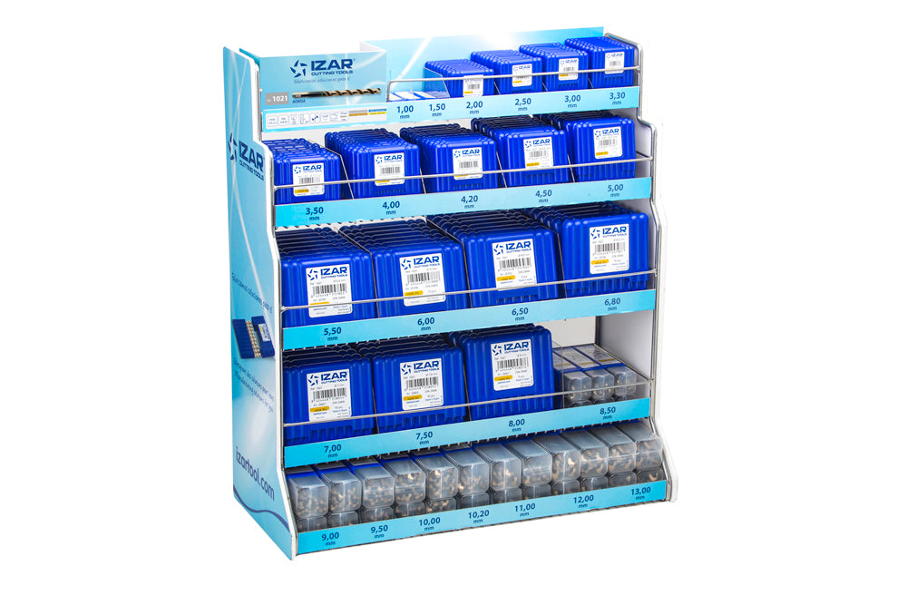 Burghiu HSS Co DIN338W MULTI Inox - 1021 - EXPO 1021 PT-14 (1-13 mm - 3.25/4.25) NACIONAL IZAR