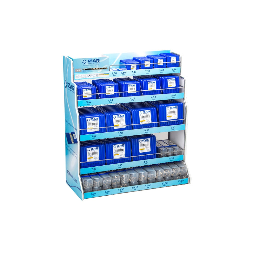 Burghiu HSS Co DIN338W MULTI Inox - 1021 - EXPO 1021 PT-14 (1-13 mm - 3.30/4.20/6.80/10.20) EXPORT IZAR
