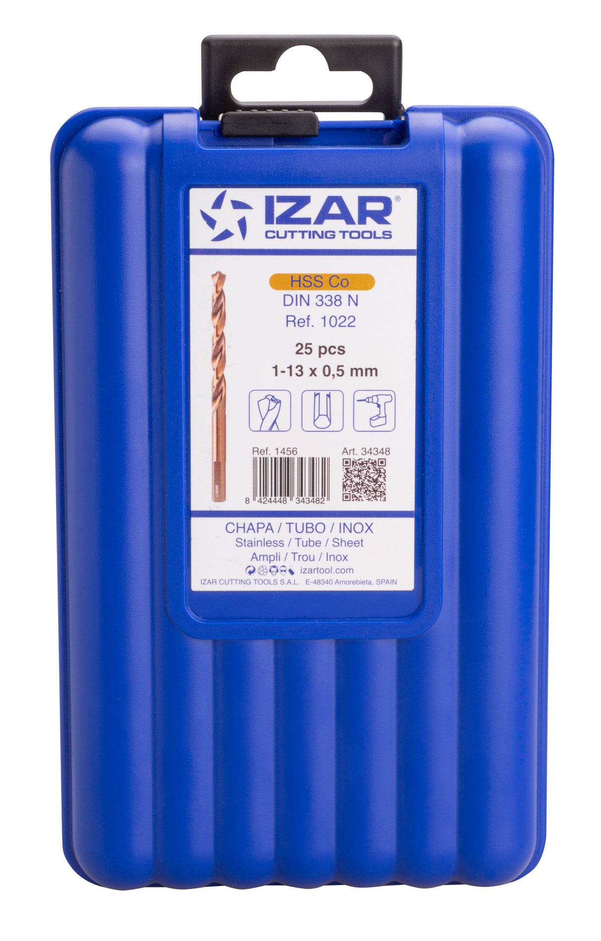 Burghiu Set DIN338 25-PCS. - 1456 - 1-13X0.50 HSS Co (1032) IZAR