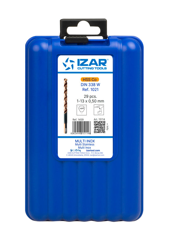 1459 - 1-13X0.50 + BEFORE THREADING HSSE MULTI-INOX (1021) IZAR