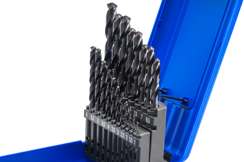 Burghiu Set DIN338 19-PCS. - 1466 - 1-10X0.50 HSS+TIALSIN (1013) - TIALSIN IZAR