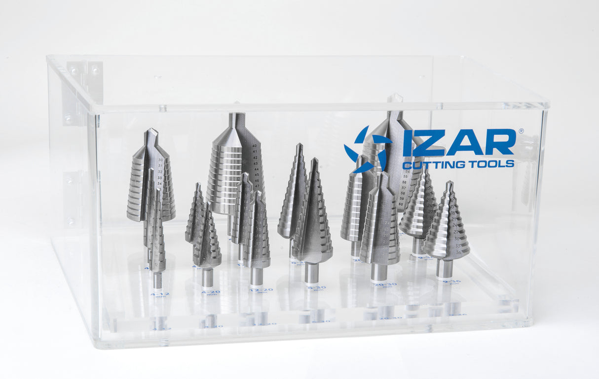 Burghiu HSS cu treapta - 1602 - Set IZAR