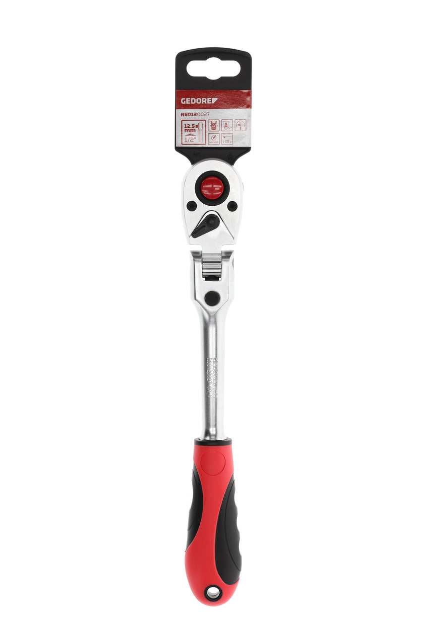 Antrenor cu clichet 1/4", reversibil, cu adaptor de actionare, R40150027, GEDORE RED - sefira.ro