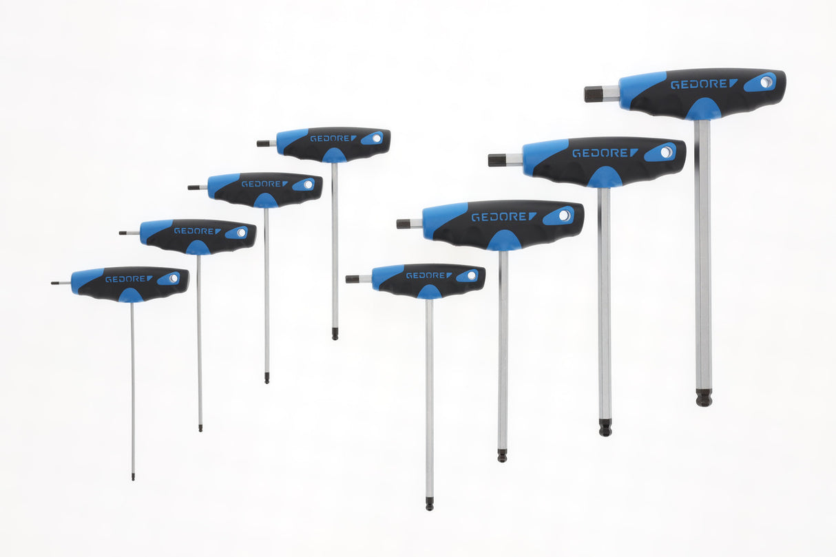 Set surubelnite 3C, 5.5-8mm, PH1; 2, tester de faza, 10 buc, 2150-2160 PH-010, GEDORE - sefira.ro