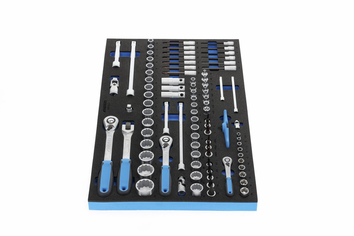 Set de scule 1/4' pentru motocicleta, 30 piese, GEDORE - sefira.ro