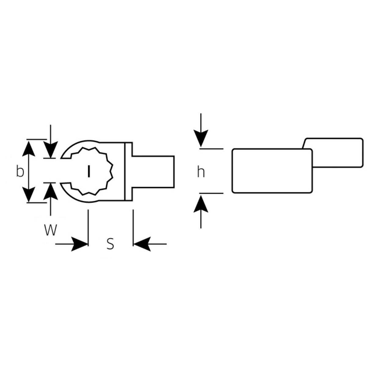 Chei inelare cu cap deschis 9X12 MM pentru chei dinamometrice STAHLWILLE 733 - sefira.ro