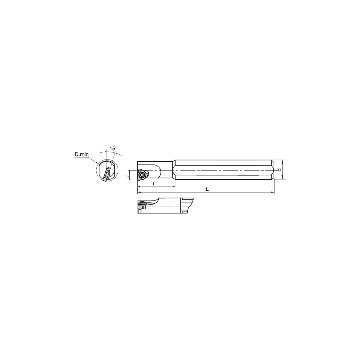 Portscula pentru filetare interioara SMICUT - sefira.ro