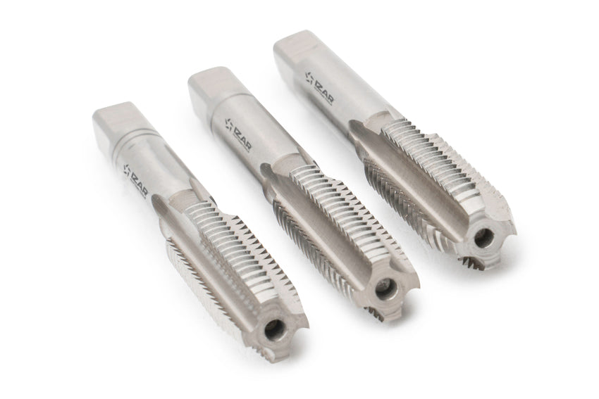 Set 3 tarozi de mana HSS DIN352 (M) pe stanga - 3031 - 03.00X0.50 IZAR