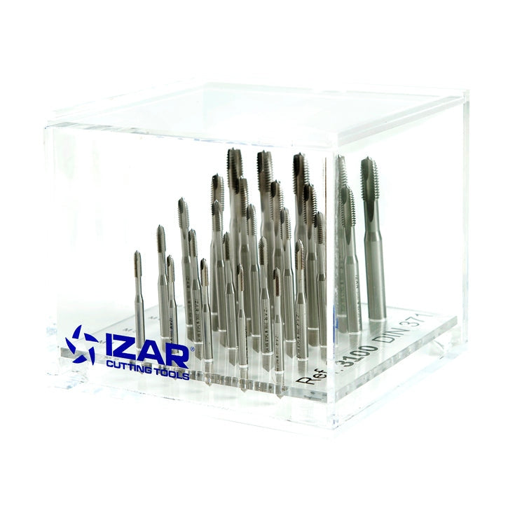 Tarod de masina drept HSS Co DIN371 (M) GUN - 3100 - 08.00X1.25 - TIN IZAR