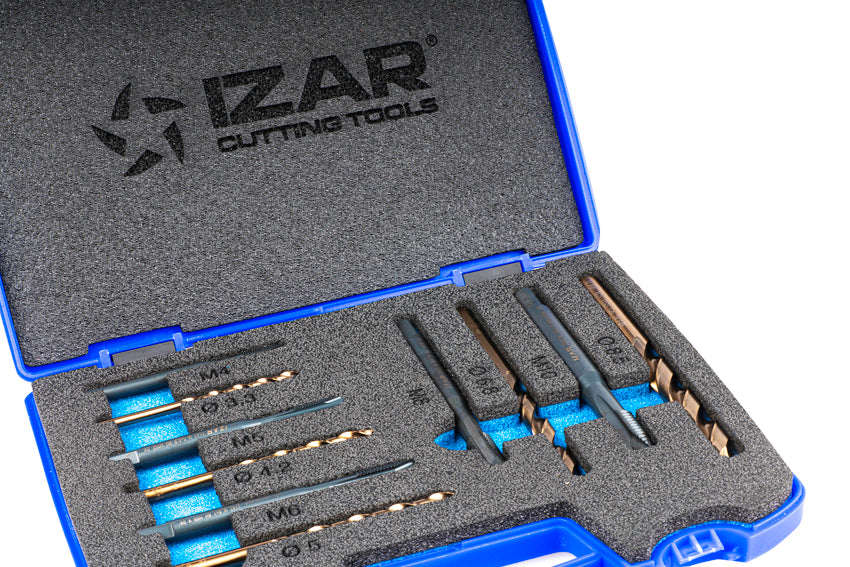 Tarod de masina drept HSS Co-V DIN371 (M) Aliaje - 3143 - Set + 1016 HSS Co IZAR