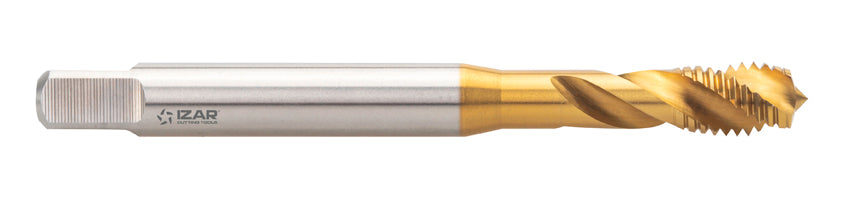 Tarod de masina spiralat HSS Co DIN371 (M) Inox - 3159 - 02.00X0.40 - TIN IZAR