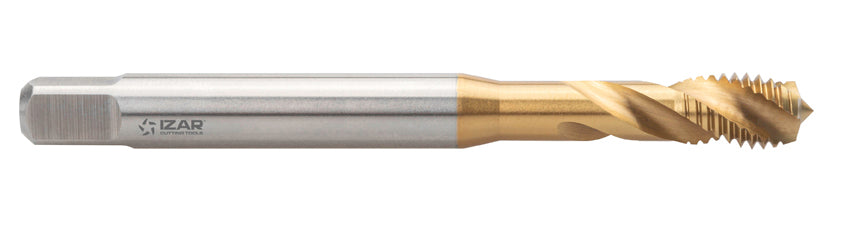 Tarod de masina spiralat HSS Co-V DIN371 (M) universal - 3160 - 08.00X1.25 - TIN IZAR