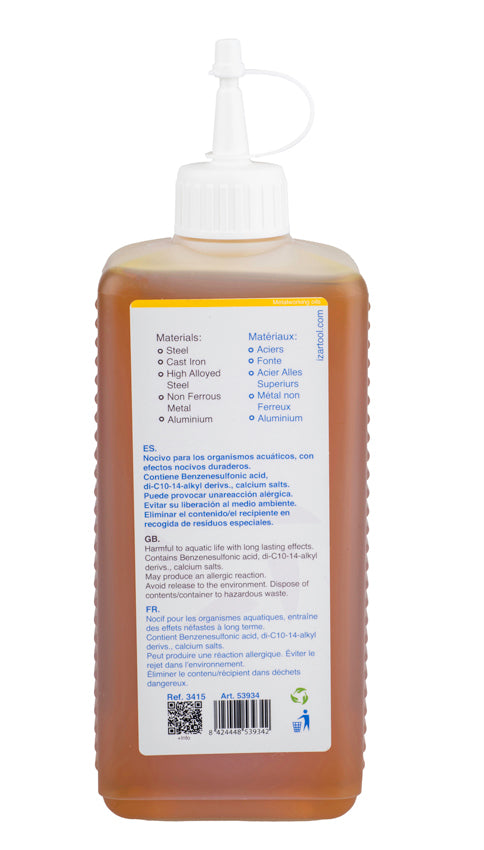 CUTTING OIL/WATER SOLUBLE FLUID - 3415 - ACEITE ALTO RENDIMIENTO 0.50 L IZAR