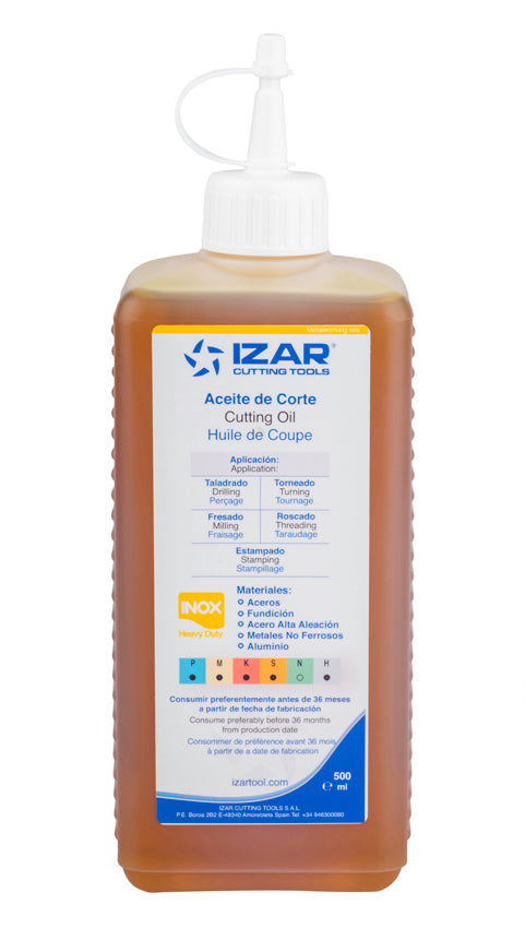 CUTTING OIL/WATER SOLUBLE FLUID - 3415 - ACEITE ALTO RENDIMIENTO 0.50 L IZAR
