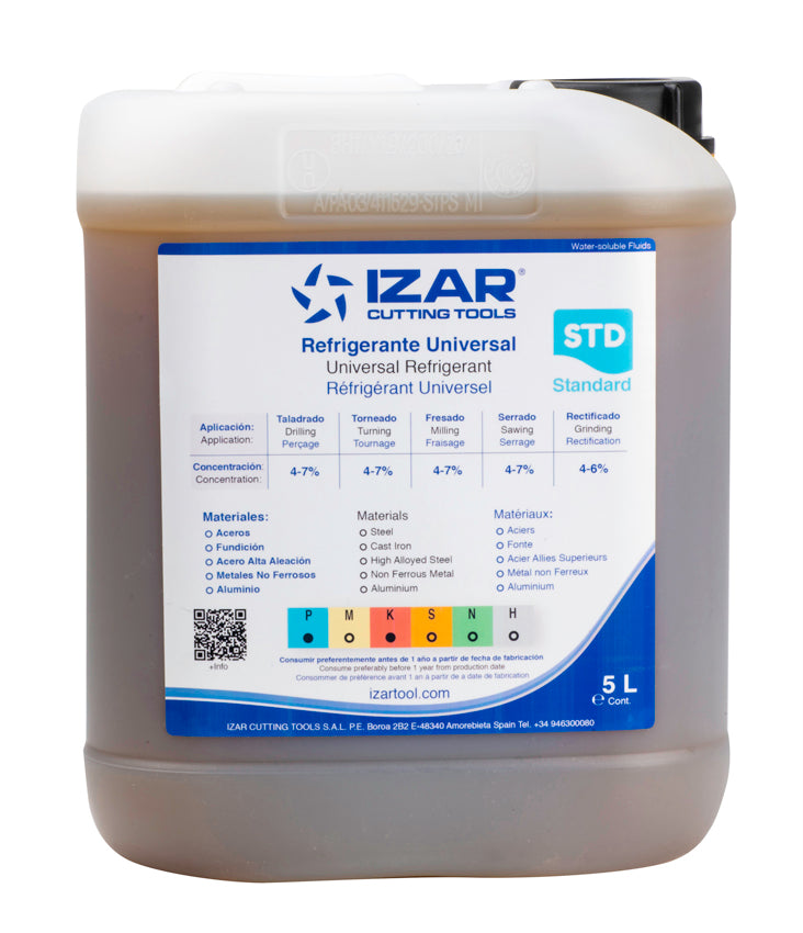 CUTTING OIL/WATER SOLUBLE FLUID - 3415 - REFRIGERANTE UNIVERSAL STANDARD 5.00 L IZAR