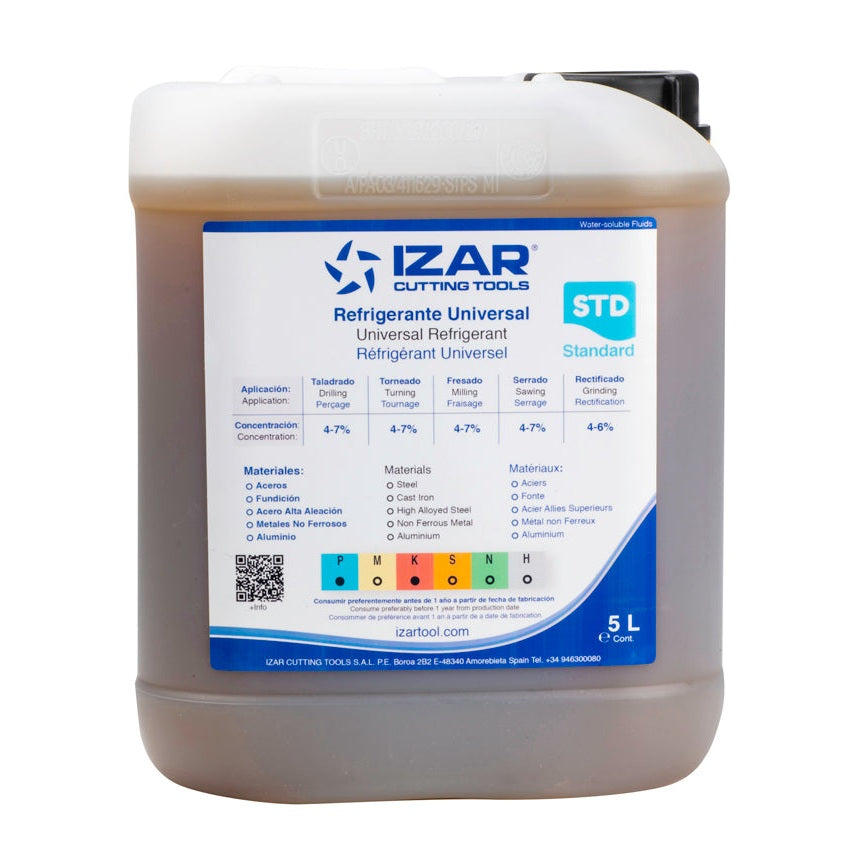 CUTTING OIL/WATER SOLUBLE FLUID - 3415 - REFRIGERANTE UNIVERSAL STANDARD 5.00 L IZAR