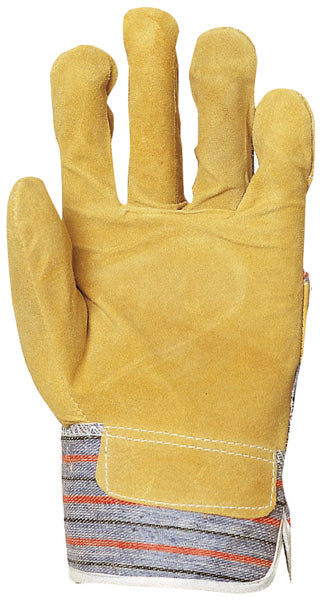 Manusi de protectie pentru lucru, EP 204, marimea 10, piele bovina, culoare galbena, COVERGUARD - sefira.ro