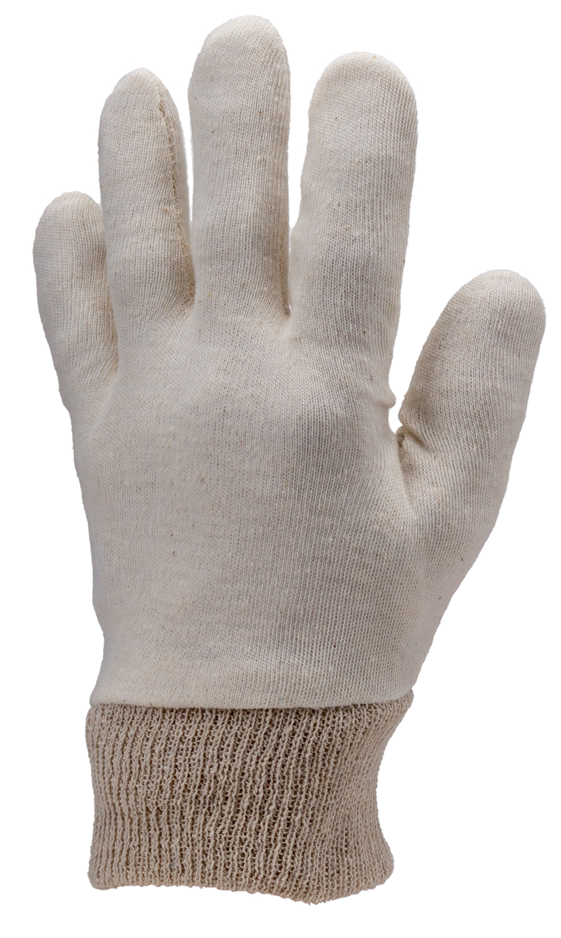 MĂNUȘI DIN BUMBAC , 30 GR ALB INTERLOCK, CU MANȘETĂ_7 - sefira.ro