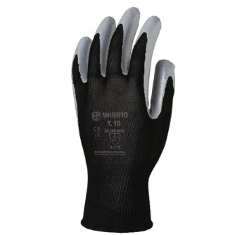 Manusi de protectie EUROLITE EP, marimea 7, imersate in nitril gri, pentru conditii poluate, COVERGUARD - sefira.ro