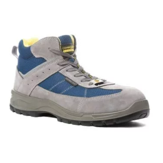 Bocanci de protectie cu bombeu, LEAD ESD, S1P SRC ESD, marimea 36, gri - albastru, COVERGUARD - sefira.ro