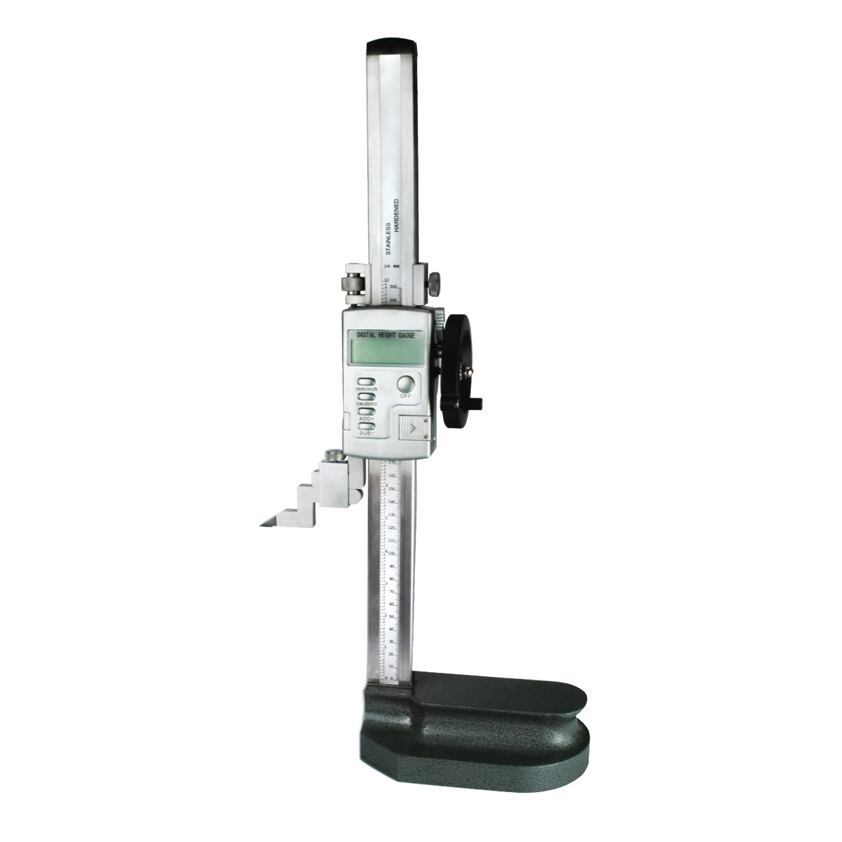 Ceas comparator digital de inaltime cu carcasa din otel cromat ALPA - sefira.ro