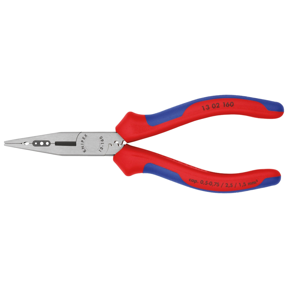 Cleste combinat pentru electristi si cabluri KNIPEX 13 02 160 - sefira.ro
