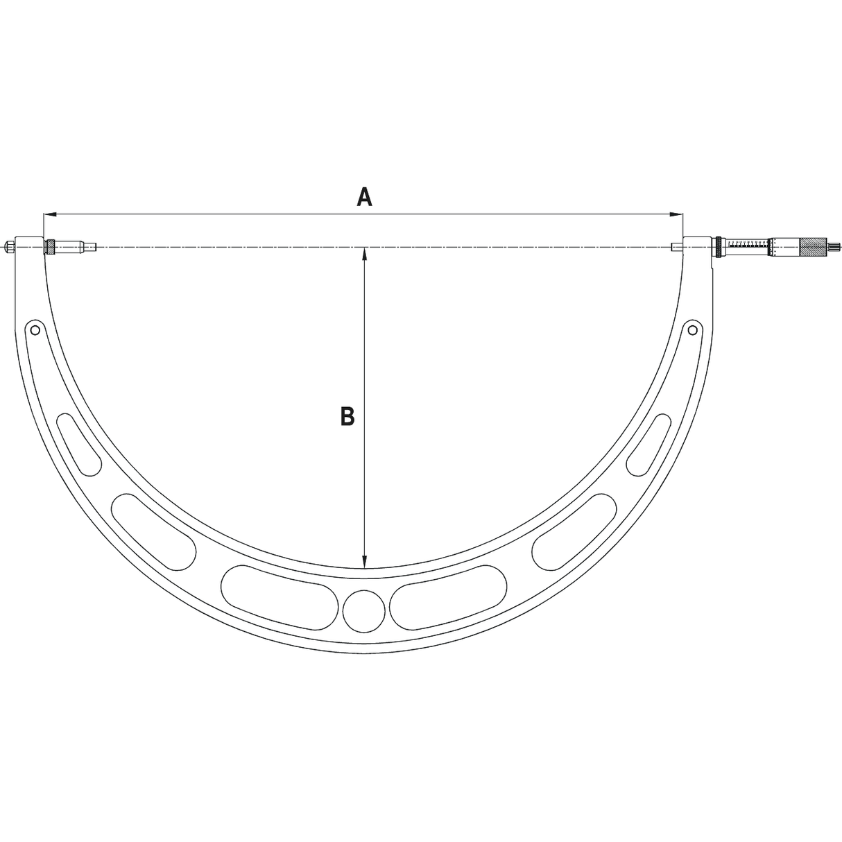 Micrometru pentru mandrina externa 8 500-1000 ALPA EXACTO - sefira.ro