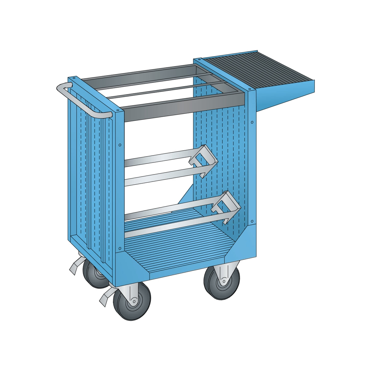 Carucioare NC pentru atelier NC 36x27 E LISTA 18.364-18.365-18.368 - sefira.ro