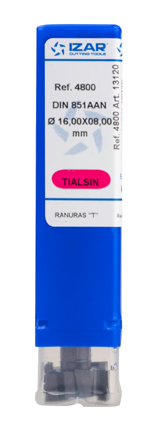 Freza T HSS Co DIN851AAN NZ - 4800 - 40.00X18.00 mm - TIALSIN IZAR