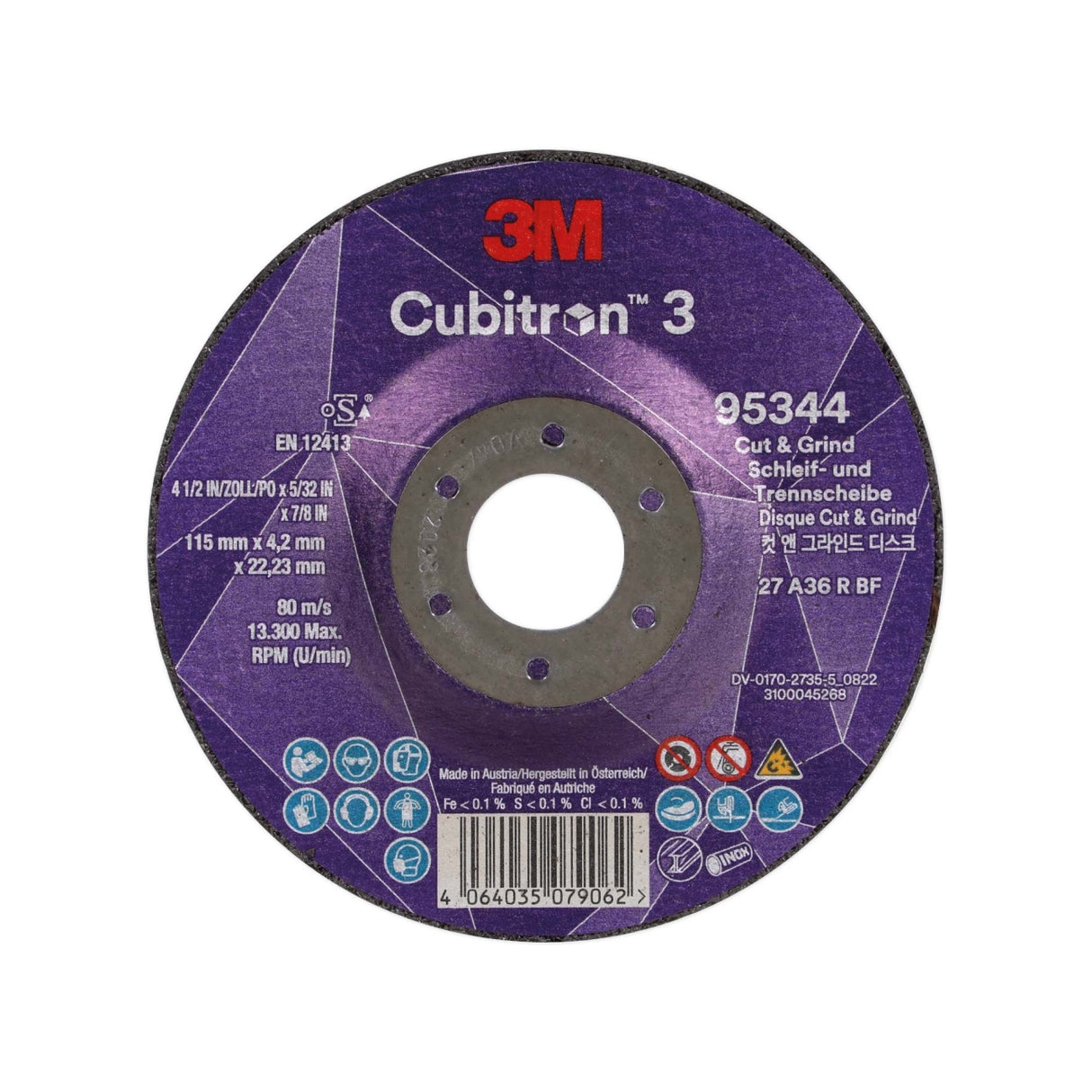 Discuri hibride de taiere si slefuire 3M CUT & GRINDING CUBITRON 3 - sefira.ro