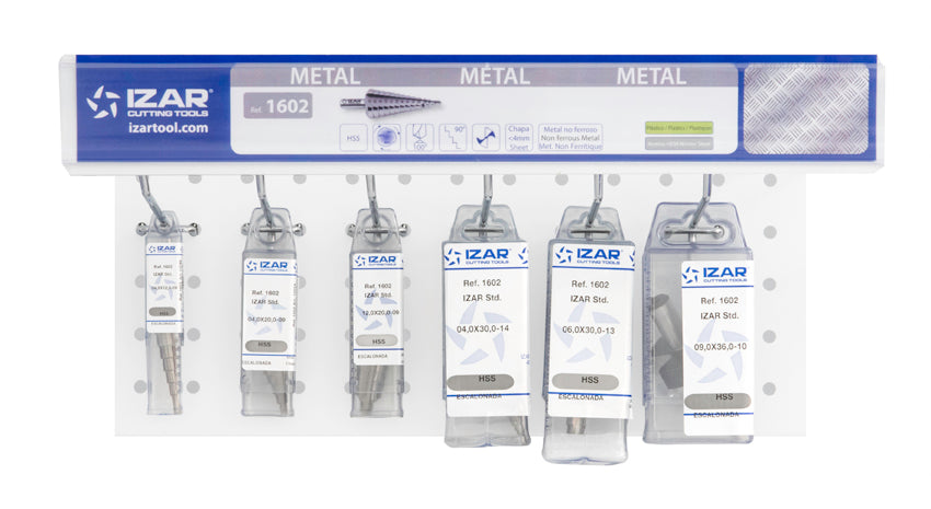 Burghiu HSS cu treapta - 1602 - Set IZAR