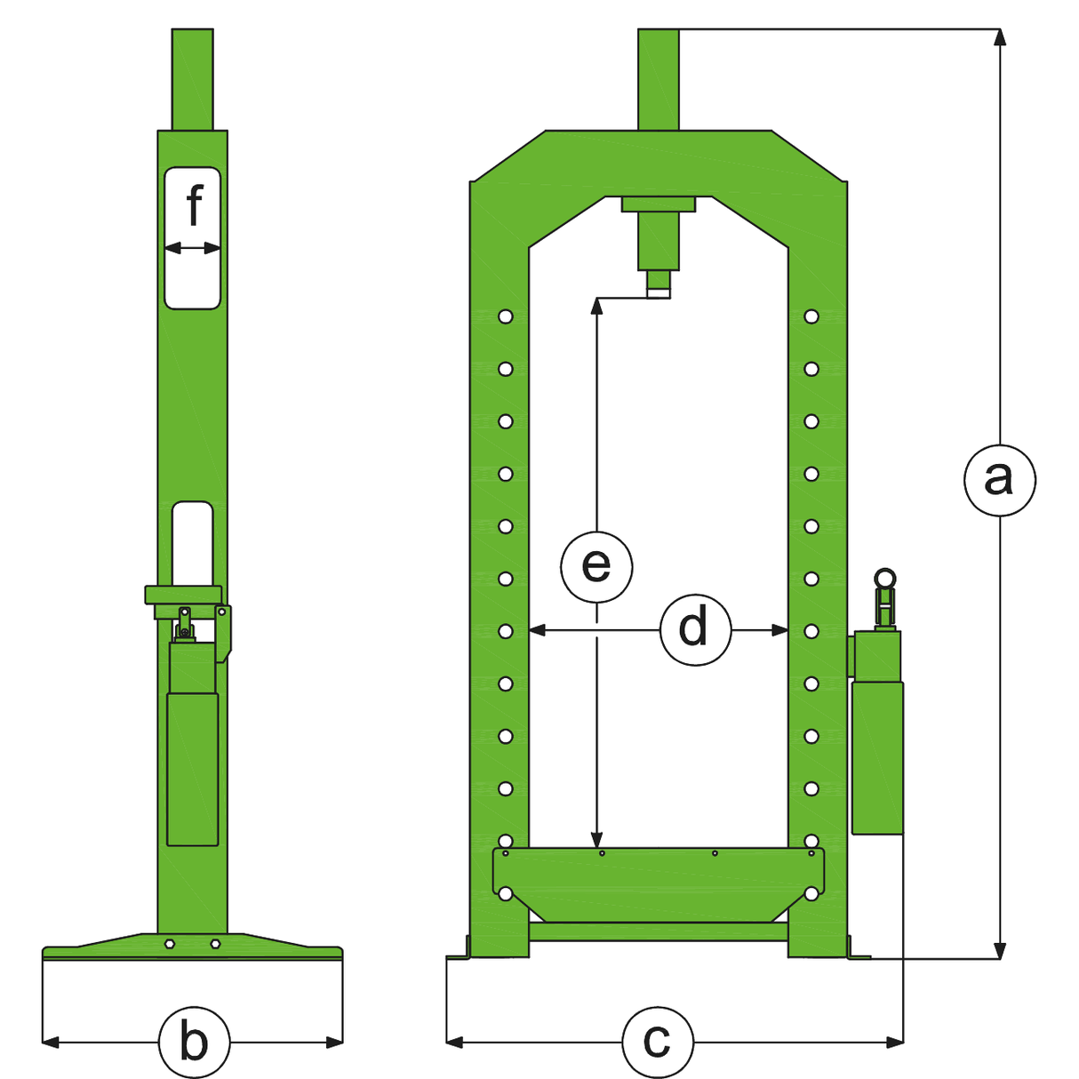 Prese hidraulice B-HANDLING - sefira.ro