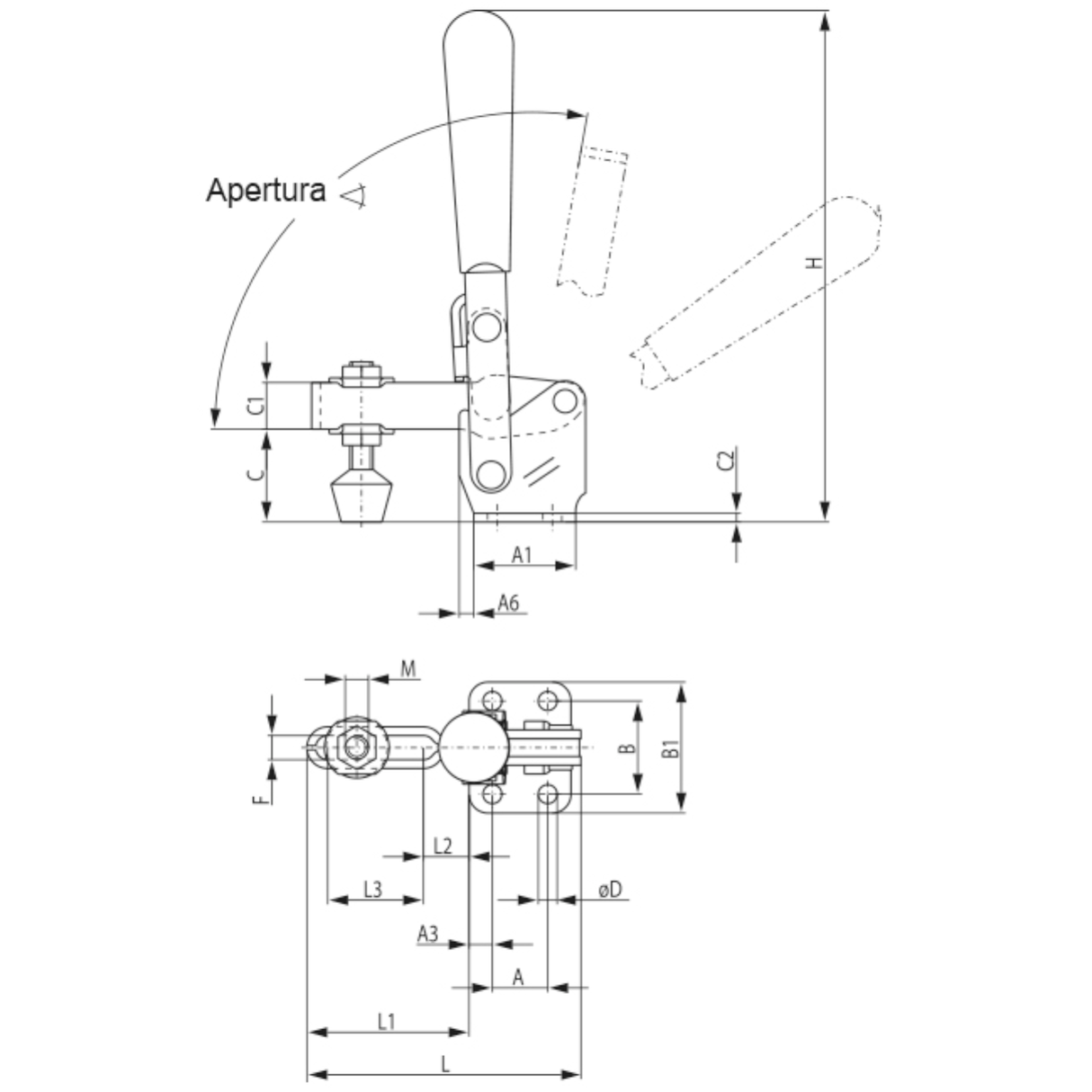 Cleme verticale rapide DESTACO - sefira.ro