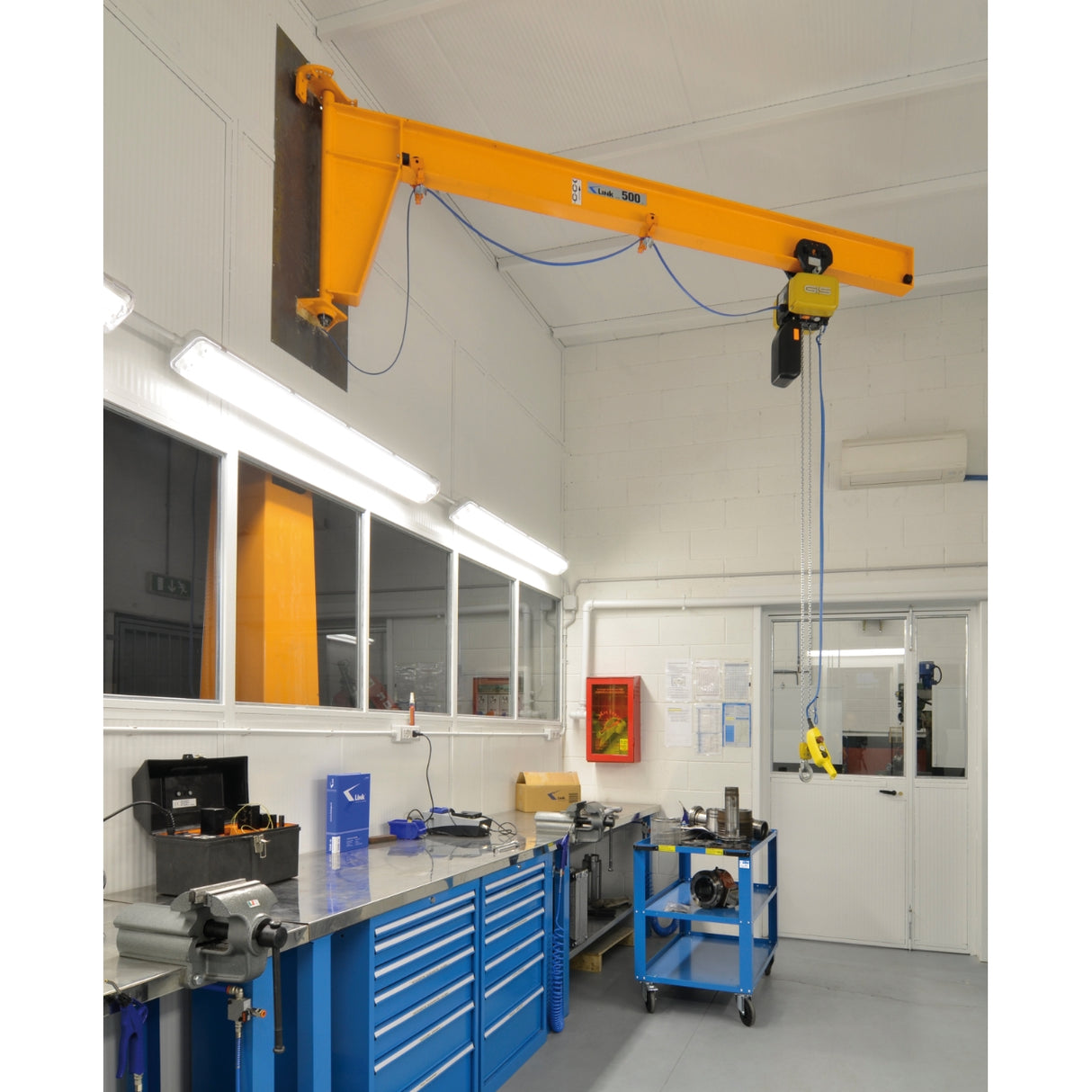 Macarale JIB montate pe coloana cu brat superior B-HANDLING - sefira.ro