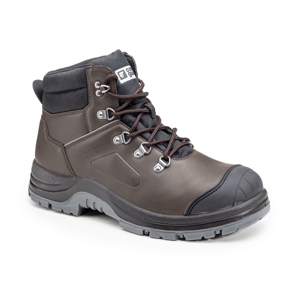 Bocanci de protectie cu bombeu, FLINT S3 SRC, marimea 37, maro, COVERGUARD - sefira.ro