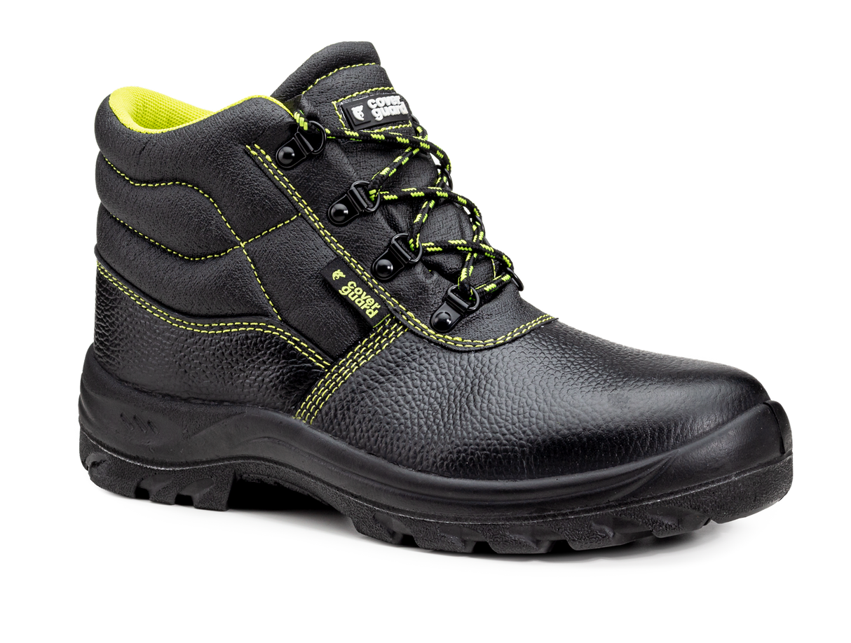 Bocanci de protectie PAOLO II, S1 SRC, marimea 35, negru-galben, COVERGUARD - sefira.ro