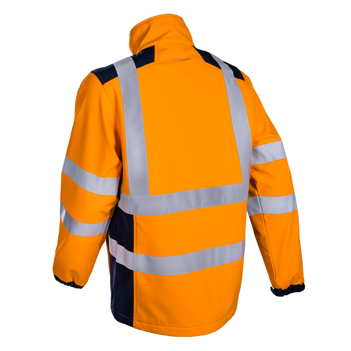 Jacheta de protectie SOFTSHELL KNAPA HV, reflectorizanta, marimea L, culoare portocaliu/albastra, COVERGUARD - sefira.ro