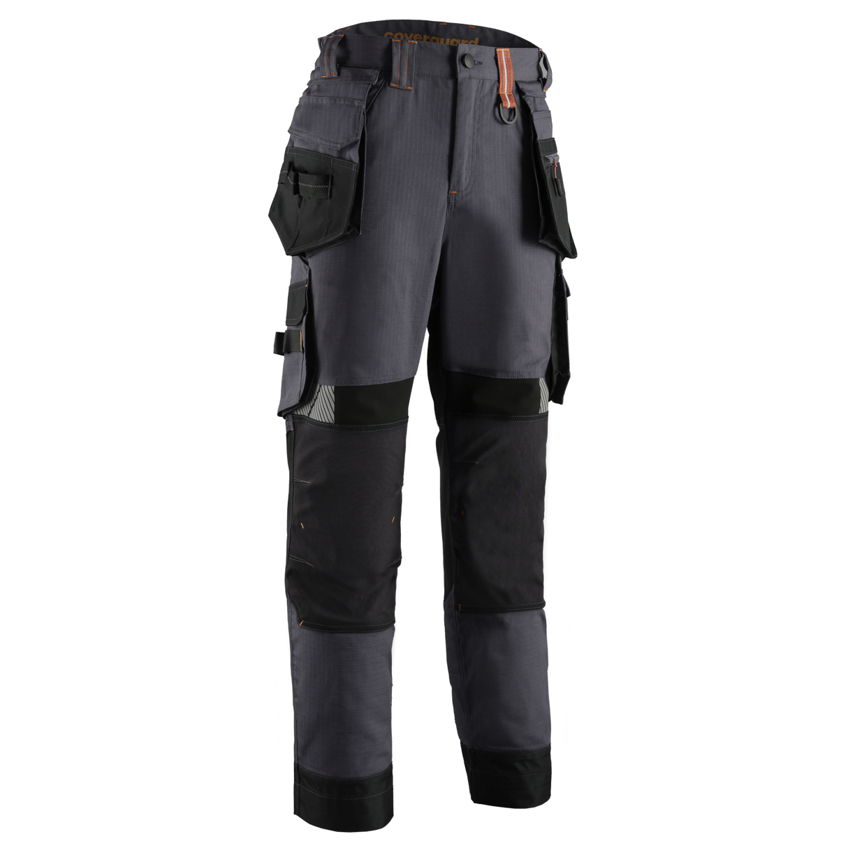 Pantaloni CRISTOBAL Gri închis-Orange mărimea L - sefira.ro