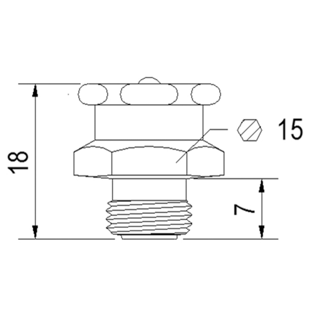 Nippere de ungere cu capac hexagonal dublu Buton - sefira.ro