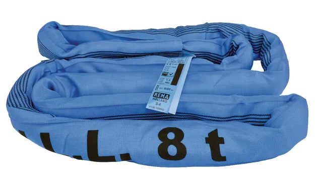 Chinga de ridicare circulatara, tubulara,tipS5, 5000kg, rosu, 1m, REMA - sefira.ro