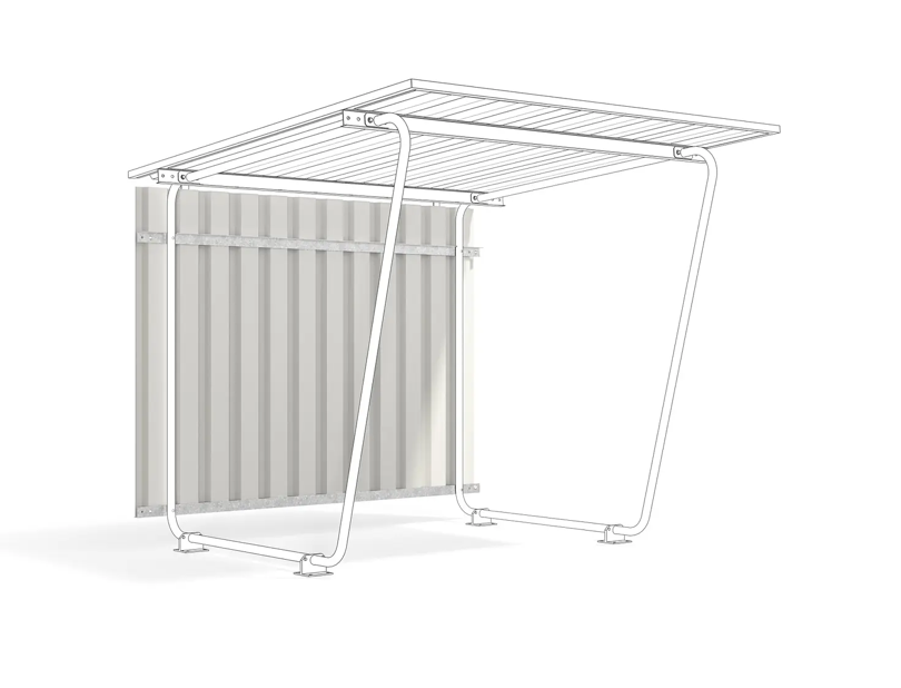 Acoperis Siegen S16 2145x2330x2250,zinc. - sefira.ro