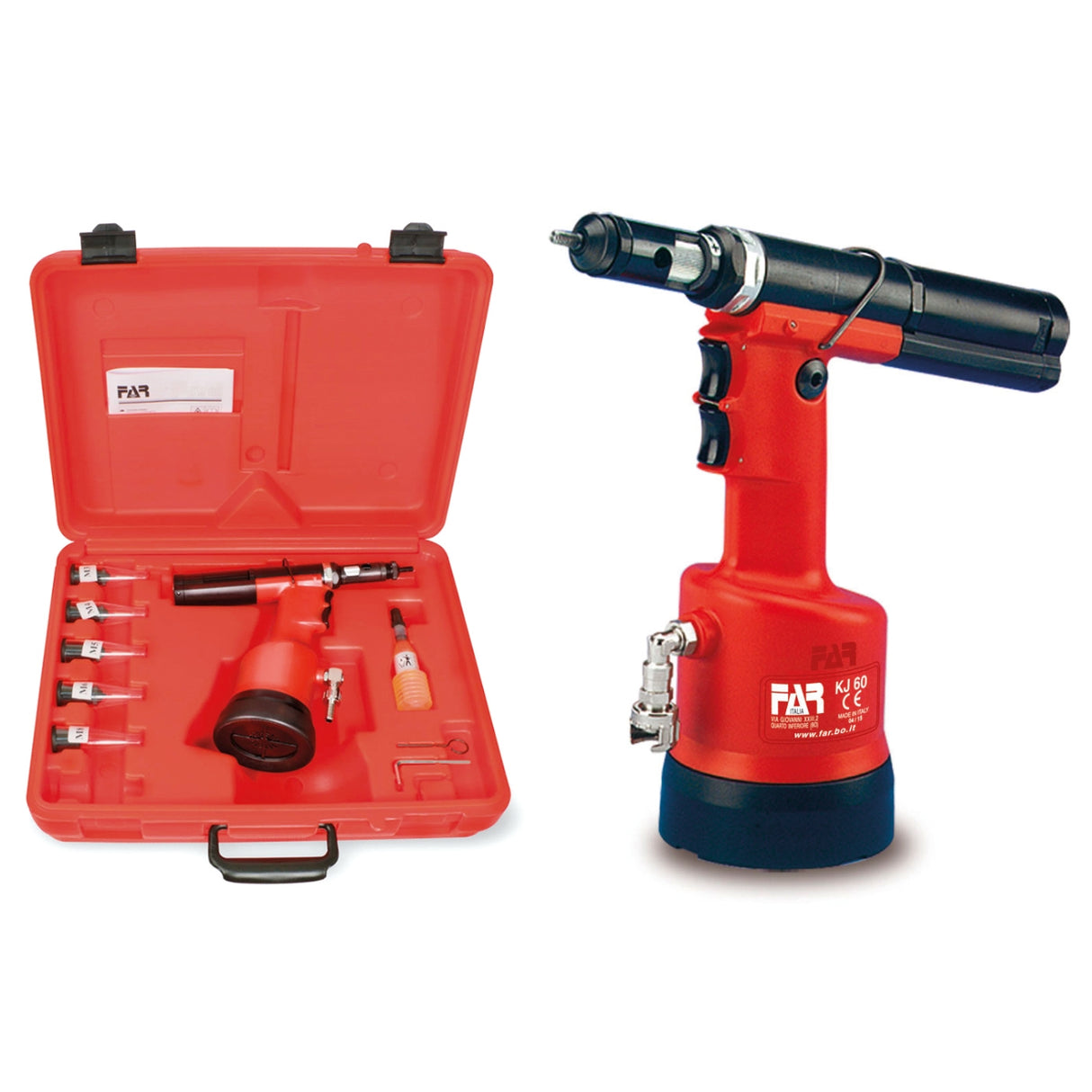 Nituitor oleo-pneumatic pentru insertii filetate FAR EXTRA KJ60 - sefira.ro