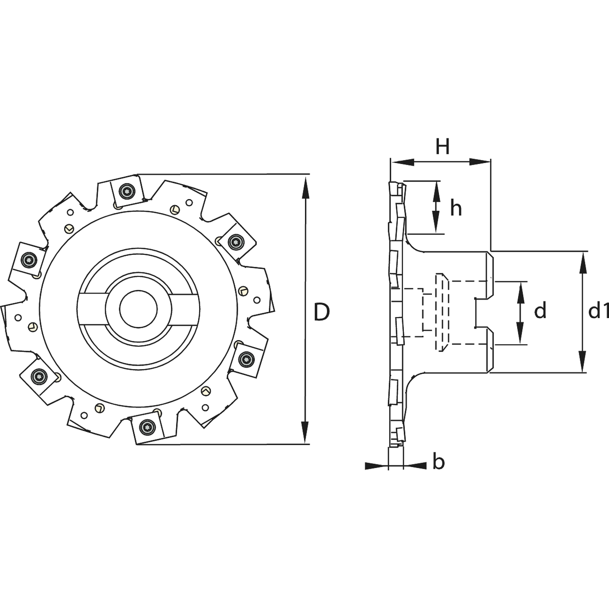 Freze cu disc pentru canelare si taiere cu cuplaj KERFOLG GROOVE - sefira.ro
