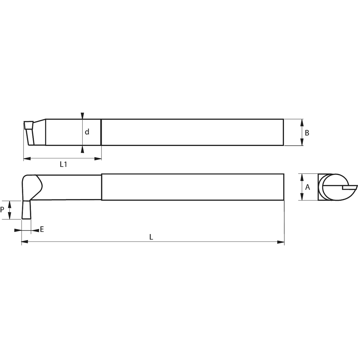 Unelte brazate pentru caneluri interioare KERGOLG BRAZER ISO 354R - sefira.ro
