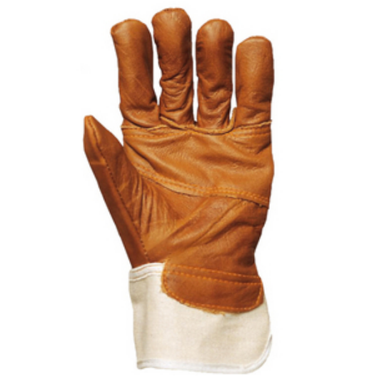 Manusi de protectie pentru lucru, EP 270, marimea 10, piele bovina, culoare maro, COVERGUARD - sefira.ro