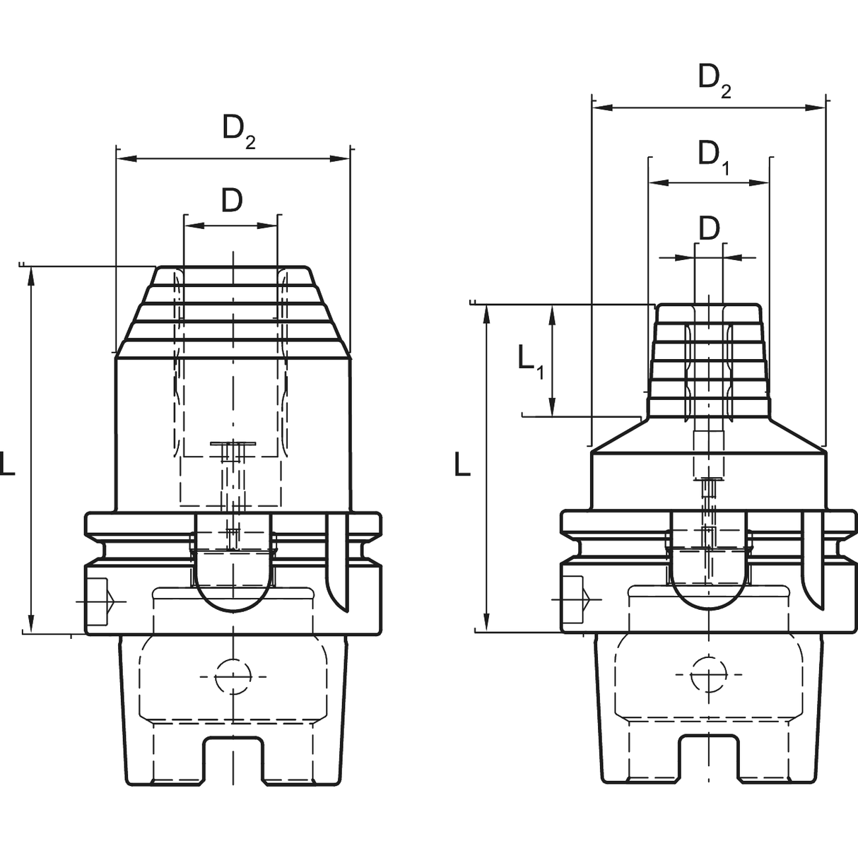 Portscula hidraulice DIN 69893 HSK A KERFOLG - sefira.ro